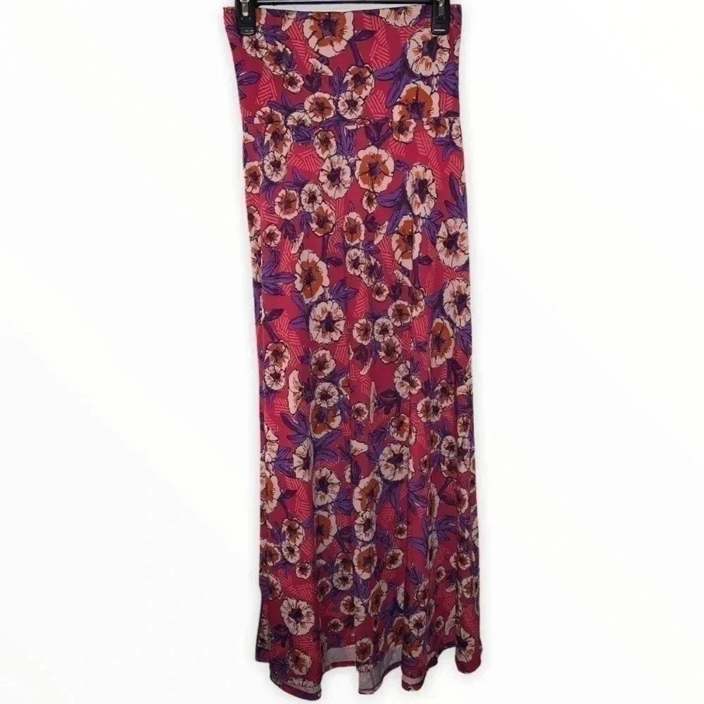 Lularoe Floral Maxi Skirt NWT
